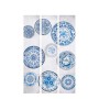 Folding screen Gift Decor Blue White Canvas 122 x 2,5 x 180 cm 40 x 180 x 7 cm Plate