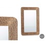 Wall mirror Gift Decor Brown Sheets 90 x 60 x 2 cm Rectangular