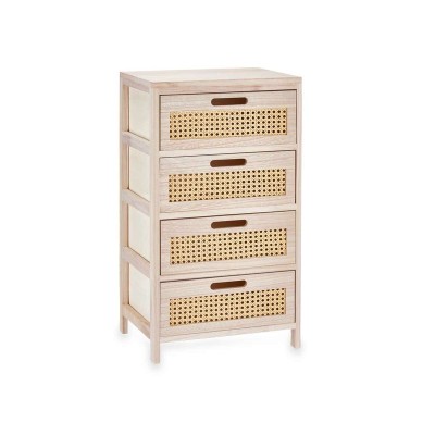 Chest of drawers Gift Decor Rattan Natural 40 x 73 x 29 cm 40 x 70 x 29 cm 4 drawers