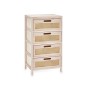 Chest of drawers Gift Decor Rattan Natural 40 x 73 x 29 cm 40 x 70 x 29 cm 4 drawers