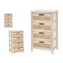 Chest of drawers Gift Decor Rattan Natural 40 x 73 x 29 cm 40 x 70 x 29 cm 4 drawers