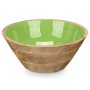 Bowl Gift Decor Green 24,3 x 10,5 x 24,3 cm (6 Units)
