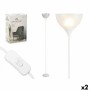 Lampadaire Gift Decor Blanc 60 W 220-240 V 22 x 185 x 22 cm (2 Unités)