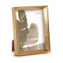 Photo frame Gift Decor Golden Glass Plastic (6 Units)