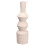Vase Gift Decor Blanc Céramique Géométrique 15 x 60 x 15 cm