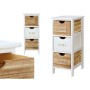 Caisson à Tiroirs Gift Decor Home Blanc Marron 26 x 63 x 32 cm