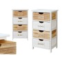 Chest of drawers Gift Decor Home White Brown 40 x 73,5 x 29 cm