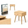 Petite Table d'Appoint Gift Decor Naturel 40 x 30 x 47 cm