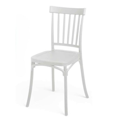 Chair Gift Decor White polypropylene 42 x 81,5 x 45 cm Bars