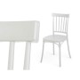 Chair Gift Decor White polypropylene 42 x 81,5 x 45 cm Bars