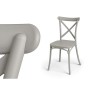 Chair Gift Decor Grey polypropylene 44 x 82,5 x 46 cm Cross