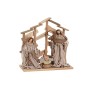 Christmas nativity set Home ESPRIT Brown Beige MDF Wood 30 x 15 x 30 cm