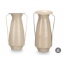 Vase Gift Decor Marron Fer Conique 25,5 x 41,5 x 18,5 cm (4 Unités)