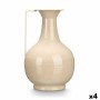 Vase Gift Decor Brown Iron Ball 24 x 38 x 14,8 cm (4 Units)