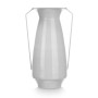 Vase Gift Decor Grey Iron Conical 25,5 x 41,5 x 18,5 cm (4 Units)