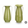 Vase Gift Decor Vert Fer Conique 25,5 x 41,5 x 18,5 cm (4 Unités)