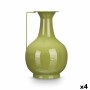 Vase Gift Decor Green Iron Ball 24 x 38 x 14,8 cm (4 Units)
