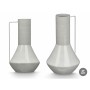 Vase Gift Decor Grey Iron Conical 17 x 29 x 7 cm (6 Units)
