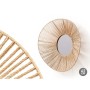 Miroir mural Gift Decor Naturel Oblongue 62 x 15 x 57 cm (4 Unités)