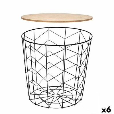 Table d'appoint Gift Decor Marron Noir 44,5 x 53,5 x 44,5 cm (6 Unités)