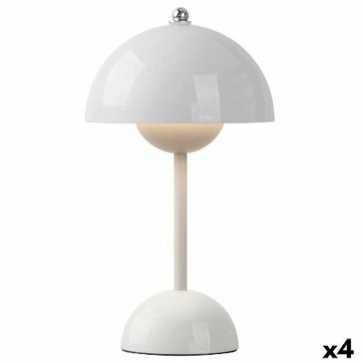 Lampe de bureau Gift Decor Blanc 1,5 W Champignon (4 Unités)