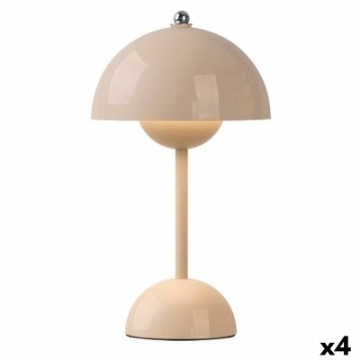 Lampe de bureau Gift Decor Beige 1,5 W Champignon (4 Unités)
