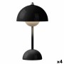 Lampe de bureau Gift Decor Noir 1,5 W Champignon (4 Unités)
