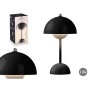 Lampe de bureau Gift Decor Noir 1,5 W Champignon (4 Unités)
