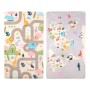 Playmat Gift Decor animals 140 x 0,6 x 80 cm Multicolour (12 Units)