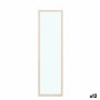 Hanging mirror Gift Decor White 30 x 120 cm (12 Units)