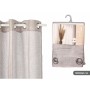 Curtain Gift Decor Grey 140 x 260 cm (6 Units)