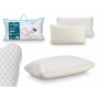Viscoelastic Pillow Gift Decor White 70 x 15 x 40 cm Refreshing (6 Units)