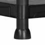 Marbueno Étagère 4 Étagères Plastique Noir 61x31x131 cm Jardin 10537