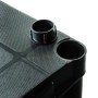 Marbueno Étagère 4 Étagères Plastique Noir 61x31x131 cm Jardin 10537