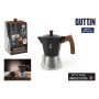Cafetière Italienne Quttin Noir (6 Unités)