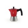 Cafetière Italienne Quttin Rouge Aluminium 0,3 L (6 Unités)