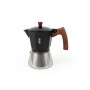 Italian Coffee Pot Quttin Black 0,3 L (6 Units)