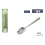 Dessert spoon set Quttin MOMA Black 14,2 x 3,2 cm 6 Pieces (12 Units)