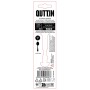 Dessert spoon set Quttin MOMA Black 14,2 x 3,2 cm 6 Pieces (12 Units)