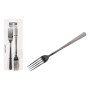 Fork Set Quttin MOMA Black 20,5 x 2,4 cm 2 Pieces (12 Units)