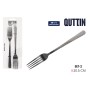 Fork Set Quttin MOMA Black 20,5 x 2,4 cm 2 Pieces (12 Units)