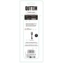 Fork Set Quttin MOMA Black 20,5 x 2,4 cm 2 Pieces (12 Units)