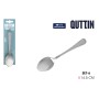 Dessert spoon set Quttin Sofia Black 14,5 x 3,5 cm 6 Pieces (12 Units)