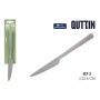 Serrated Knife Quttin MOMA 22,6 x 2 cm 2 Pieces (12 Units)