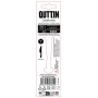 Serrated Knife Quttin MOMA 22,6 x 2 cm 2 Pieces (12 Units)