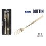 Ensemble de Fourchettes Quttin LOUVRE Champagne 21 x 2,4 cm 2 Pièces (12 Unités)