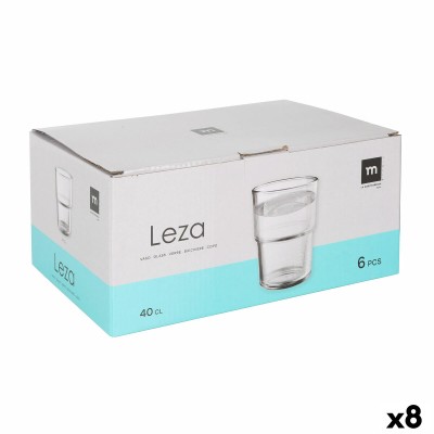 Set de Verres La Mediterránea Leza 400 ml 6 Pièces (8 Unités)