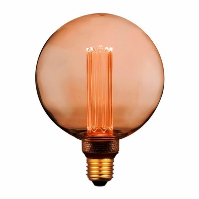 Lampe LED Fbright g125 Ambre A 4 W E27 200 Lm Ø 12,5 x 16,5 cm Décorative (1800 K)