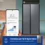 Combined Refrigerator Samsung RS70F65QETEF Steel