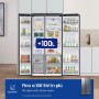 Combined Refrigerator Samsung RS70F65QETEF Steel